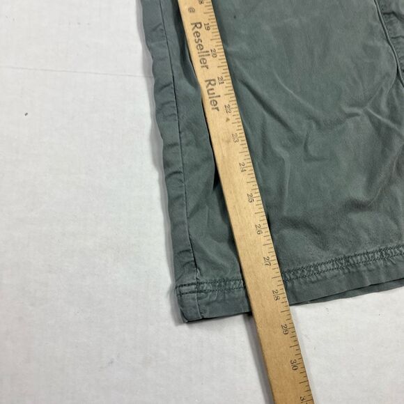 American Eagle Womens Super High Rise Cargo Pants Green Y2K Wide Leg Baggy 0 - Picture 5 of 15